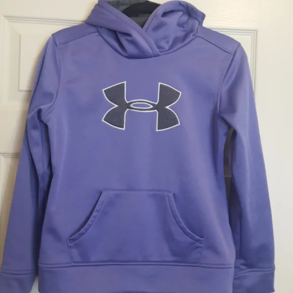 Under Armour Lavender Hoodie Sweatshirt. Girls Size XL. - Picture 1 of 11